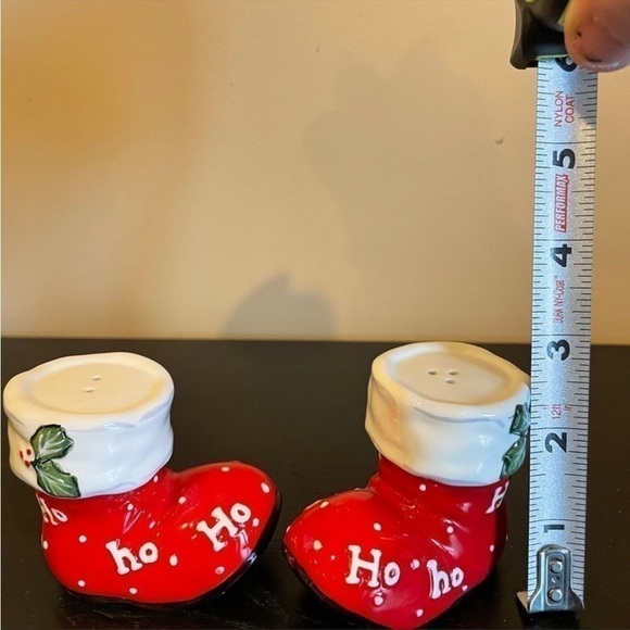 Burton and Burton Holiday Santa Boots
Salt & Pepper Shakers. NIB - Picture 2 of 7
